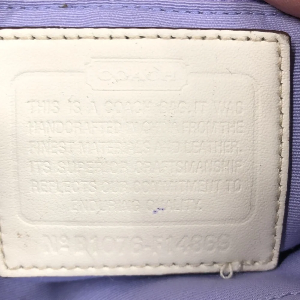 Coach‎ signature purse brown canvas